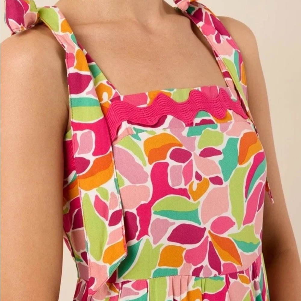 Umgee Caroline Maxi Dress with Ric Rac - Picture 3 of 5